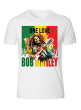 Load image into Gallery viewer, One Love Bob Marley Kingston Jamaica 1945 Rasta Leaf TEE Zion Rootswear Licensed T-Shirt Tee