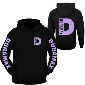 duramax hoodie sweatshirt all sizes all colors front and back lavender