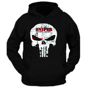 us sniper one shot one kill black sweatshirt hoodie