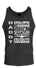 Load image into Gallery viewer, daddy superhero t-shirt father&#39;s day gift for dad hoodies sweatshirt long sleeve tank top s to 5xl