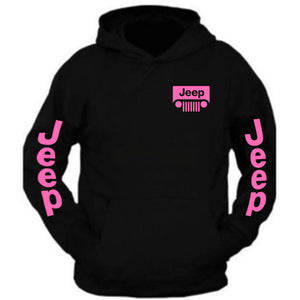 new all colors jeep tee /// black hoodie // s-2xl /// 4x4 /// off road black hoodie hooded sweatshirt