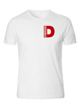 Load image into Gallery viewer, duramax red pocket design t-shirt unisex color black &amp; white tee