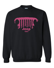 Load image into Gallery viewer, jeep sweatshirt/// jeep only in a jeep 1941 // 2xl /// 4x4 ///off road unisex crewneck sweatshirt tee