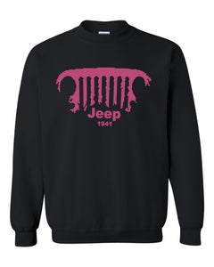 jeep sweatshirt/// jeep only in a jeep 1941 // 2xl /// 4x4 ///off road unisex crewneck sweatshirt tee