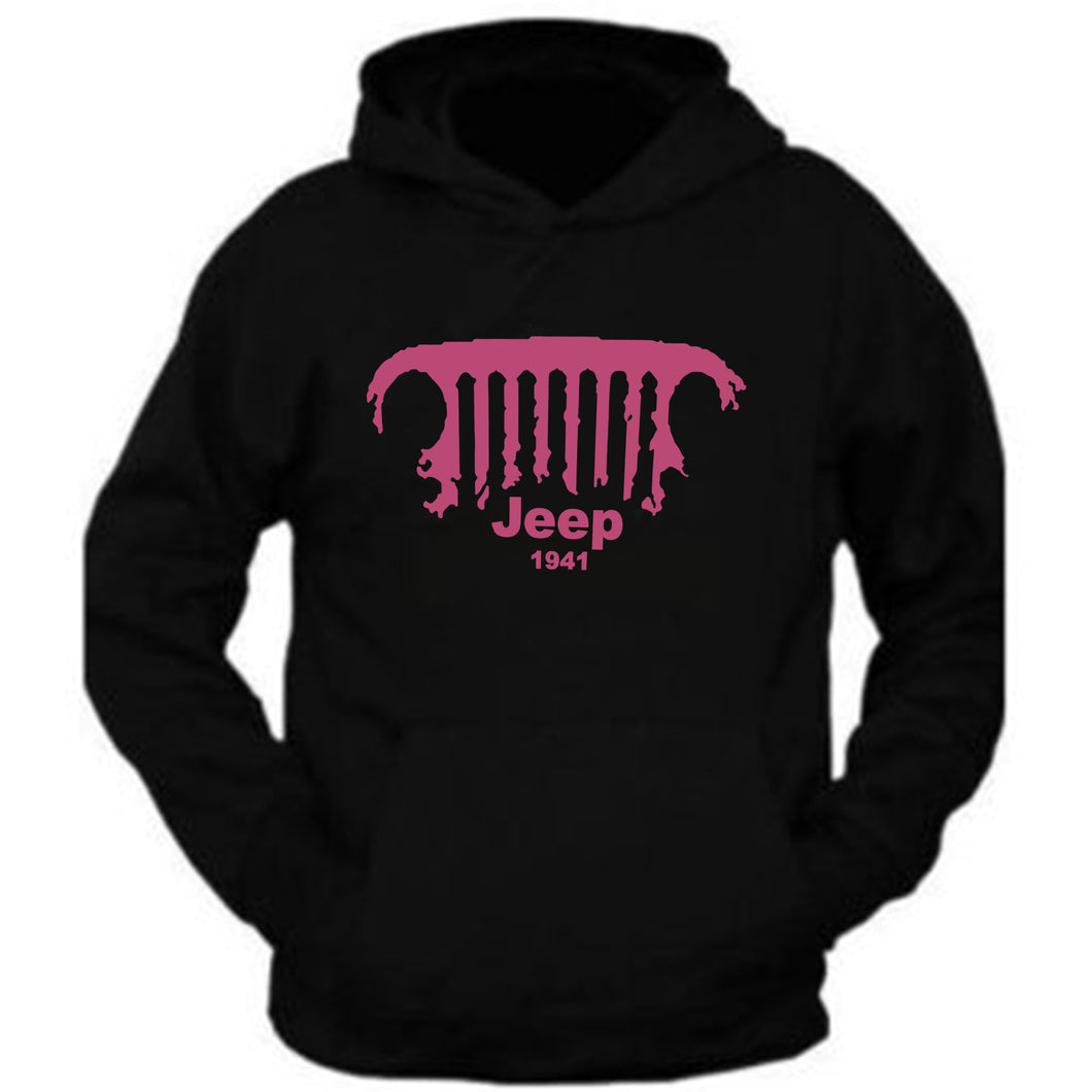 pink establish jeep 1941 shirt unisex shirt hoodie sweatshirt (hoodie)