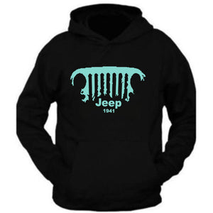 jeep sweatshirt/// establish jeep 1941 //s - 2xl///4x4///off road hoodie sweatshirt (hoodie)