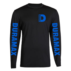 blue duramax d long sleeve tee