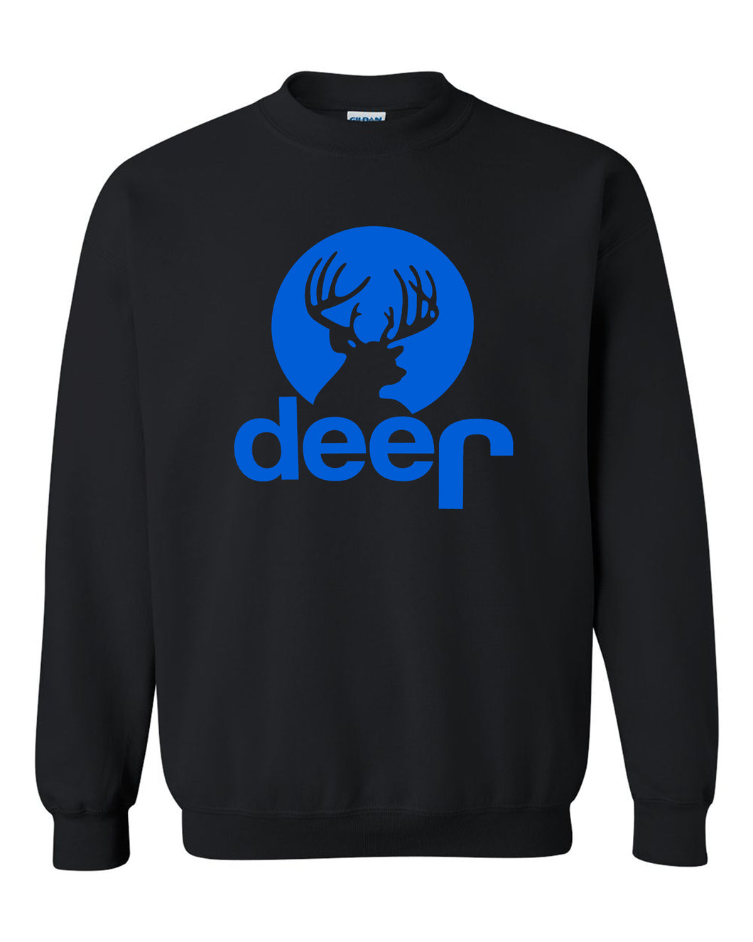 blue jeep sweatshirt jeep deer hunting buck shirt unisex crew-neck sweatshirt tee