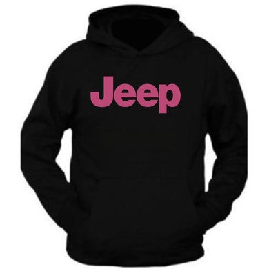 pink jeep hoodie sweatshirt