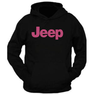 pink jeep hoodie sweatshirt