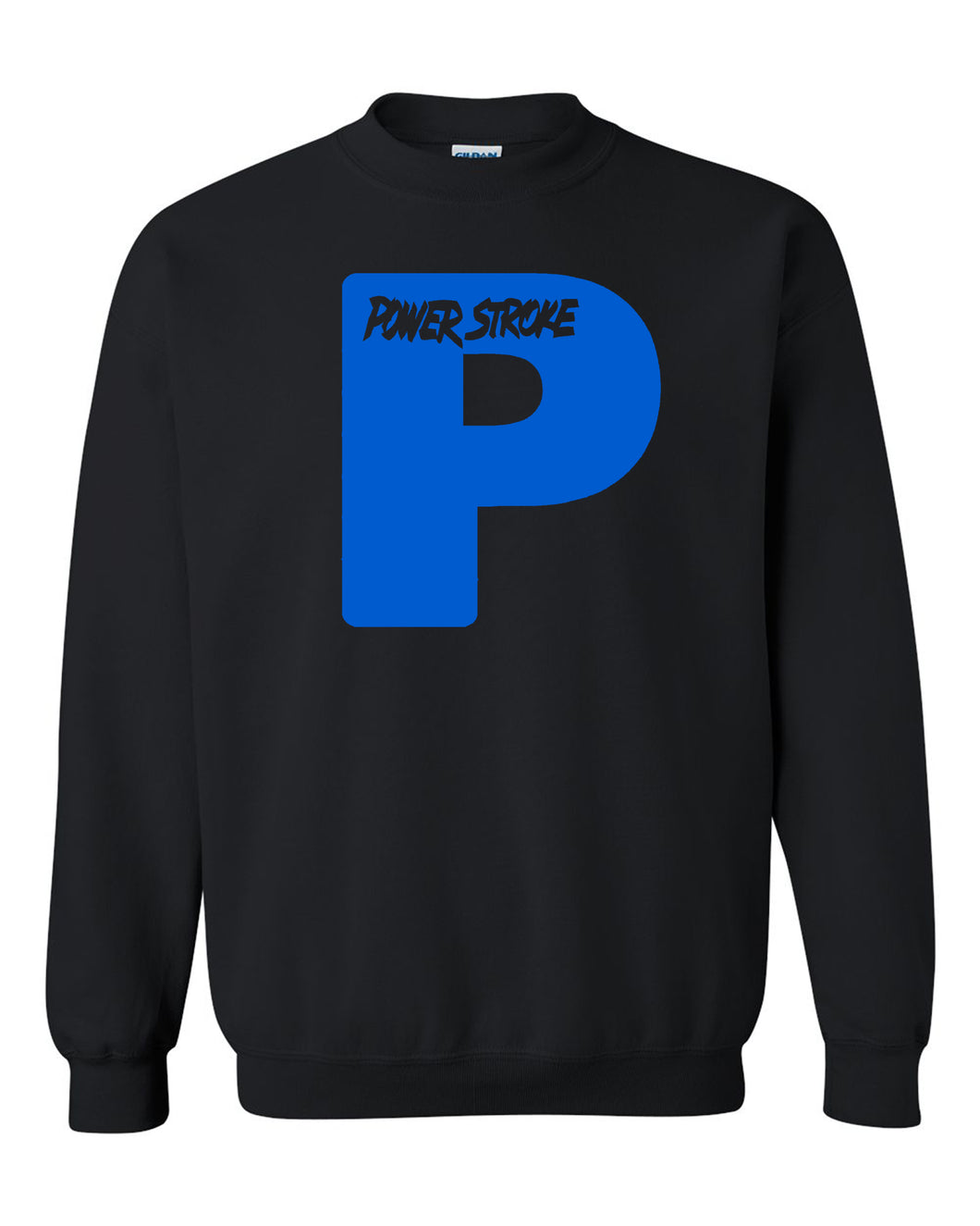 powerstroke blue diesel power ford power stroke diesel crewneck sweatshirt tee