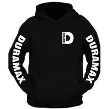 Load image into Gallery viewer, duramax hoodie sweatshirt all sizes all colors the back is plain white