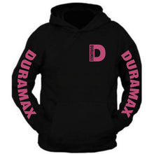 Load image into Gallery viewer, duramax hoodie sweatshirt all sizes all colors the back is plain pink