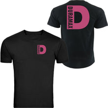 Load image into Gallery viewer, duramax pink big design t-shirt unisex color black &amp; white tee