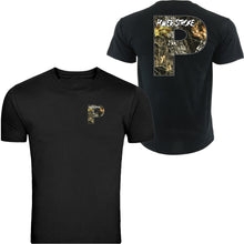Load image into Gallery viewer, powerstroke camo diesel power front &amp; back ford power stroke diesel t-shirt tee