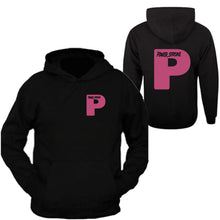 Load image into Gallery viewer, powerstroke color pocket diesel power hoodie front &amp; back ford power stroke diesel hoodie pink