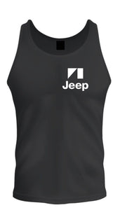 white jeep s-2xl tee tank top