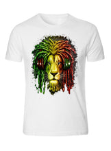 Load image into Gallery viewer, bob marley lion rasta jamaica 1945 rasta leaf tee zion t-shirt tee