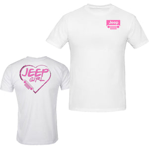 pink jeep girl heart t-shirt  4x4 /// off road s to 5xl tee