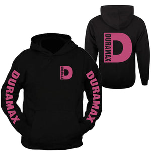 duramax hoodie sweatshirt all sizes all colors front and back pink
