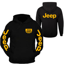 Load image into Gallery viewer, jeep tee /// black hoodie all colors // s-5xl /// 4x4 /// off road black hoodie hooded sweatshirt