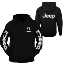 Load image into Gallery viewer, jeep tee /// black hoodie all colors // s-5xl /// 4x4 /// off road black hoodie hooded sweatshirt