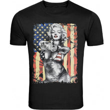 Load image into Gallery viewer, american pride marilyn monroe s - 5xl t-shirt tee