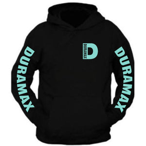 duramax hoodie sweatshirt all sizes all colors the back is plain mint