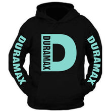 Load image into Gallery viewer, duramax big design all colors black hoodie hooded sweatshirt mint