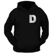 Load image into Gallery viewer, silver metal chrome  pocket d duramax hoodie sweatshirt