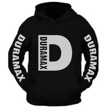 Load image into Gallery viewer, duramax big design all colors black hoodie hooded sweatshirt gray