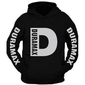 duramax big design all colors black hoodie hooded sweatshirt gray