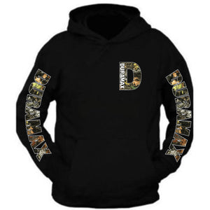 duramax hoodie sweatshirt all sizes all colors the back is plain camouflage