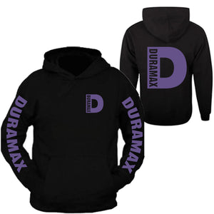duramax hoodie sweatshirt all sizes all colors front and back purple