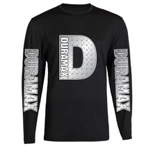 Load image into Gallery viewer, duramax color big design color black long sleeve tee s-2xl