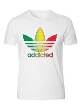 Load image into Gallery viewer, addicted rasta bob color tee s - 5xl black t-shirt te