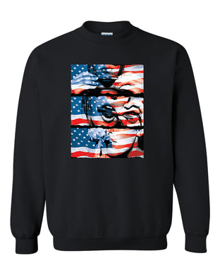 red lips sexy girl rolling joint unisex crewneck sweatshirt tee