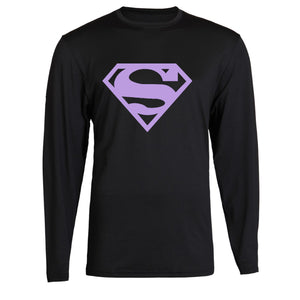 superman color tee s - 2xl t-shirt long sleeve tee