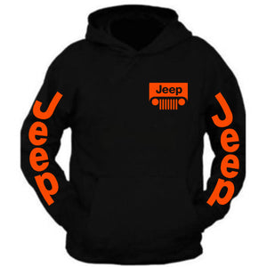 new all colors jeep tee /// black hoodie // s-2xl /// 4x4 /// off road black hoodie hooded sweatshirt