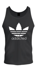 Load image into Gallery viewer, white addicted weed t-shirt unisex color tee tank top s-2xl