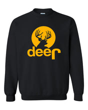 Load image into Gallery viewer, yellow jeep sweatshirt jeep deer hunting buck shirt unisex crew-neck sweatshirt tee