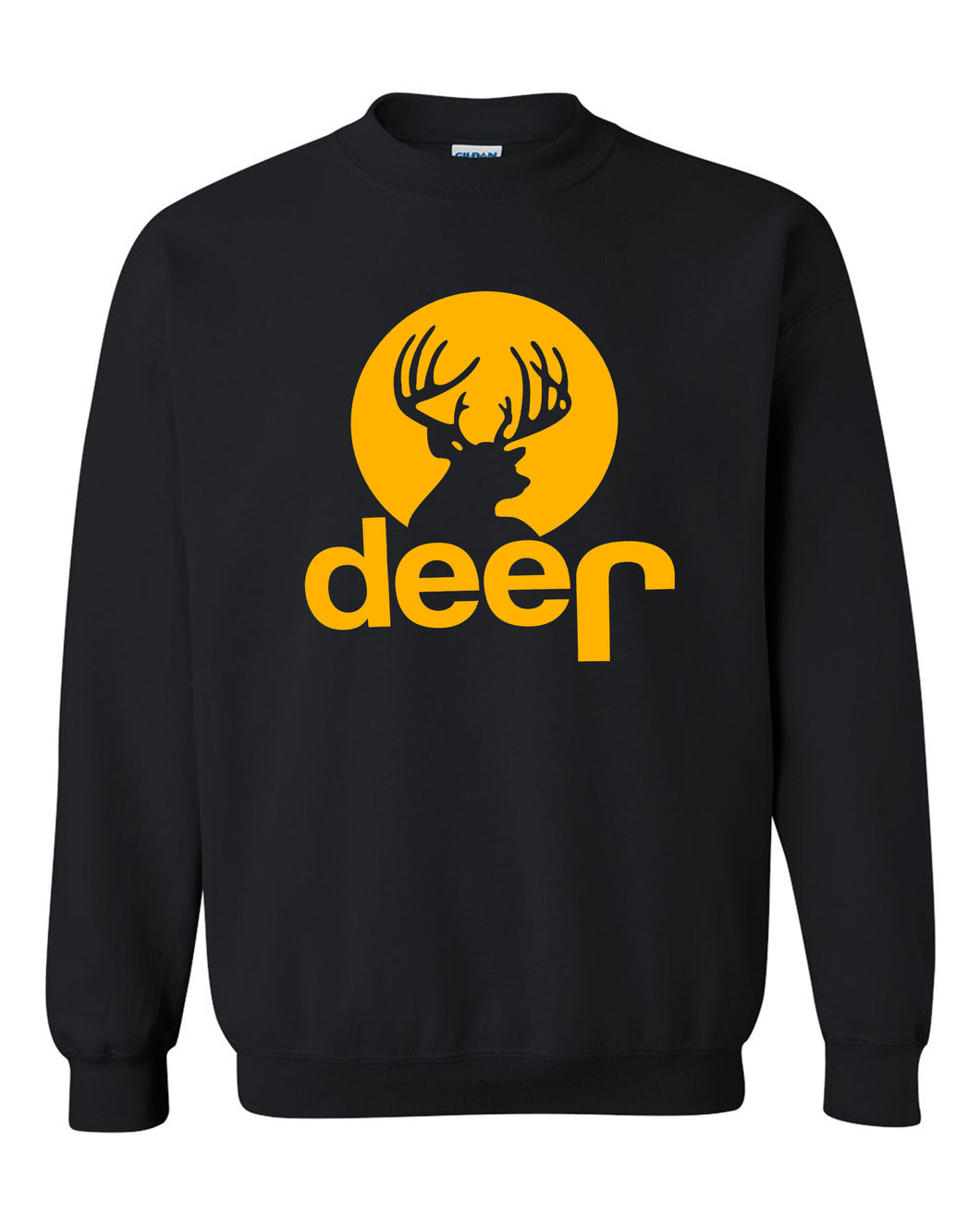 yellow jeep sweatshirt jeep deer hunting buck shirt unisex crew-neck sweatshirt tee
