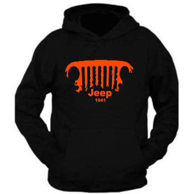 orange establish jeep 1941 shirt unisex shirt hoodie sweatshirt (hoodie)