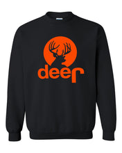 Load image into Gallery viewer, orange jeep sweatshirt jeep deer hunting buck shirt unisex crew-neck sweatshirt tee
