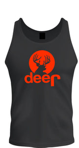 jeep red deer hunting buck shirt unisex tank top