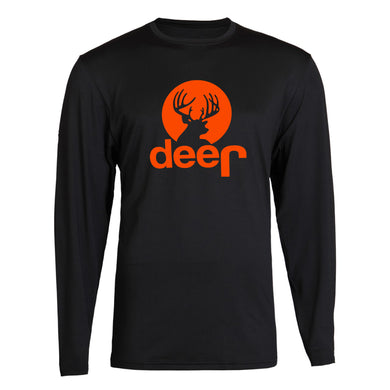 orange jeep deer hunting buck unisex t-shirt long sleeve