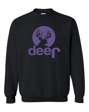 Load image into Gallery viewer, purple jeep sweatshirt jeep deer hunting buck shirt unisex crew-neck sweatshirt tee