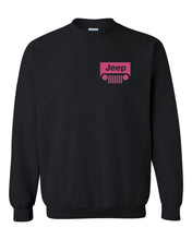 Load image into Gallery viewer, pink jeep sweatshirt jeep shirt unisex crewneck sweatshirt tee