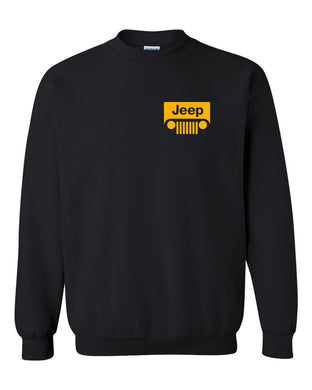 yellow jeep sweatshirt jeep shirt unisex crewneck sweatshirt tee