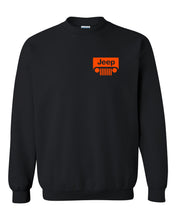 Load image into Gallery viewer, orange jeep sweatshirt jeep shirt unisex crewneck sweatshirt tee
